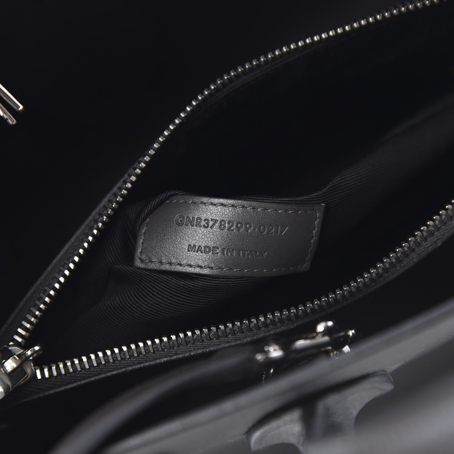 Saint Laurent Grained Calfskin Small Sac De Jour Coal 6 of 9