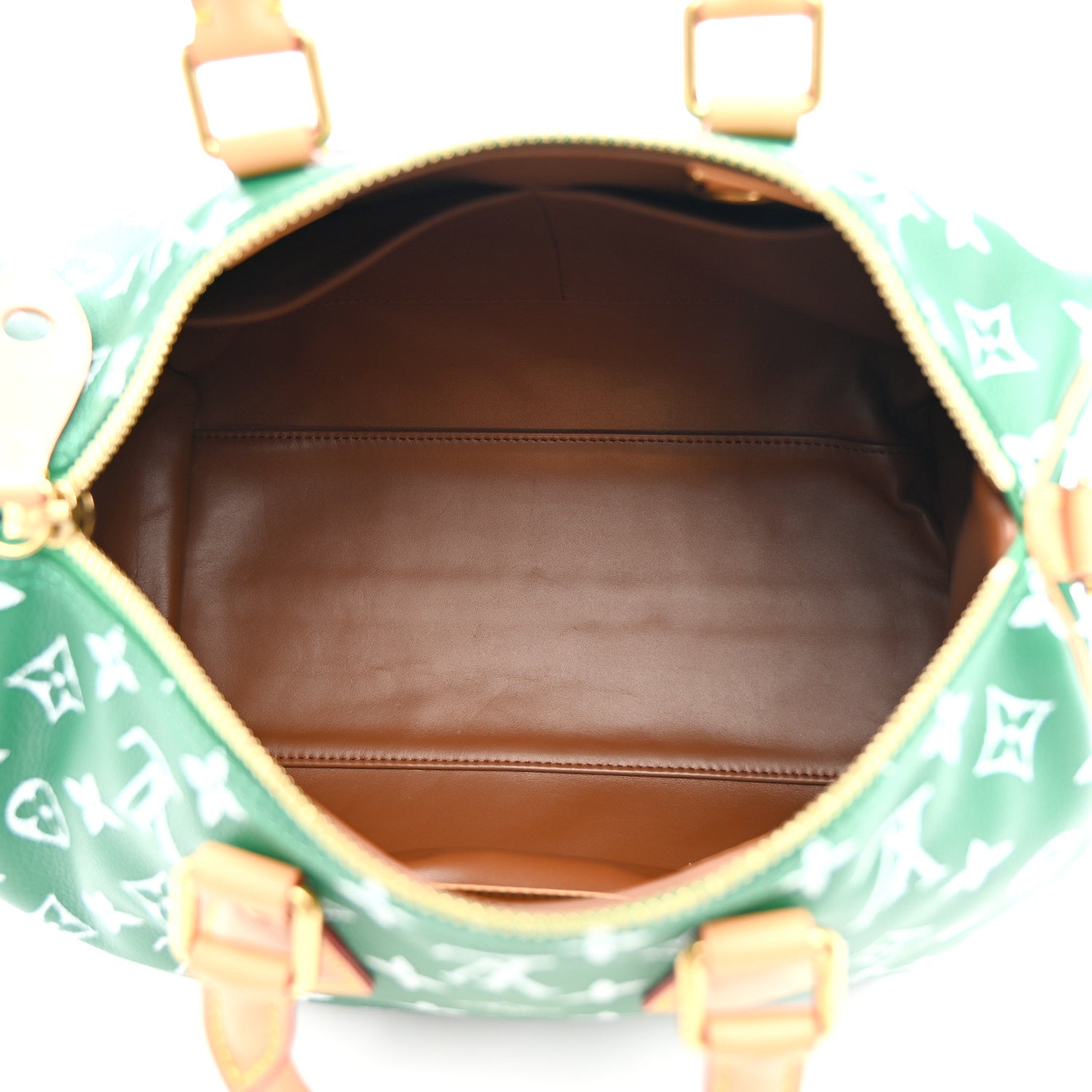 Louis Vuitton Calfskin Monogram Speedy P9 Bandouliere 30 Green 6 of 13