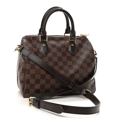 Louis Vuitton Damier Ebene Speedy Bandouliere 25 3 of 9