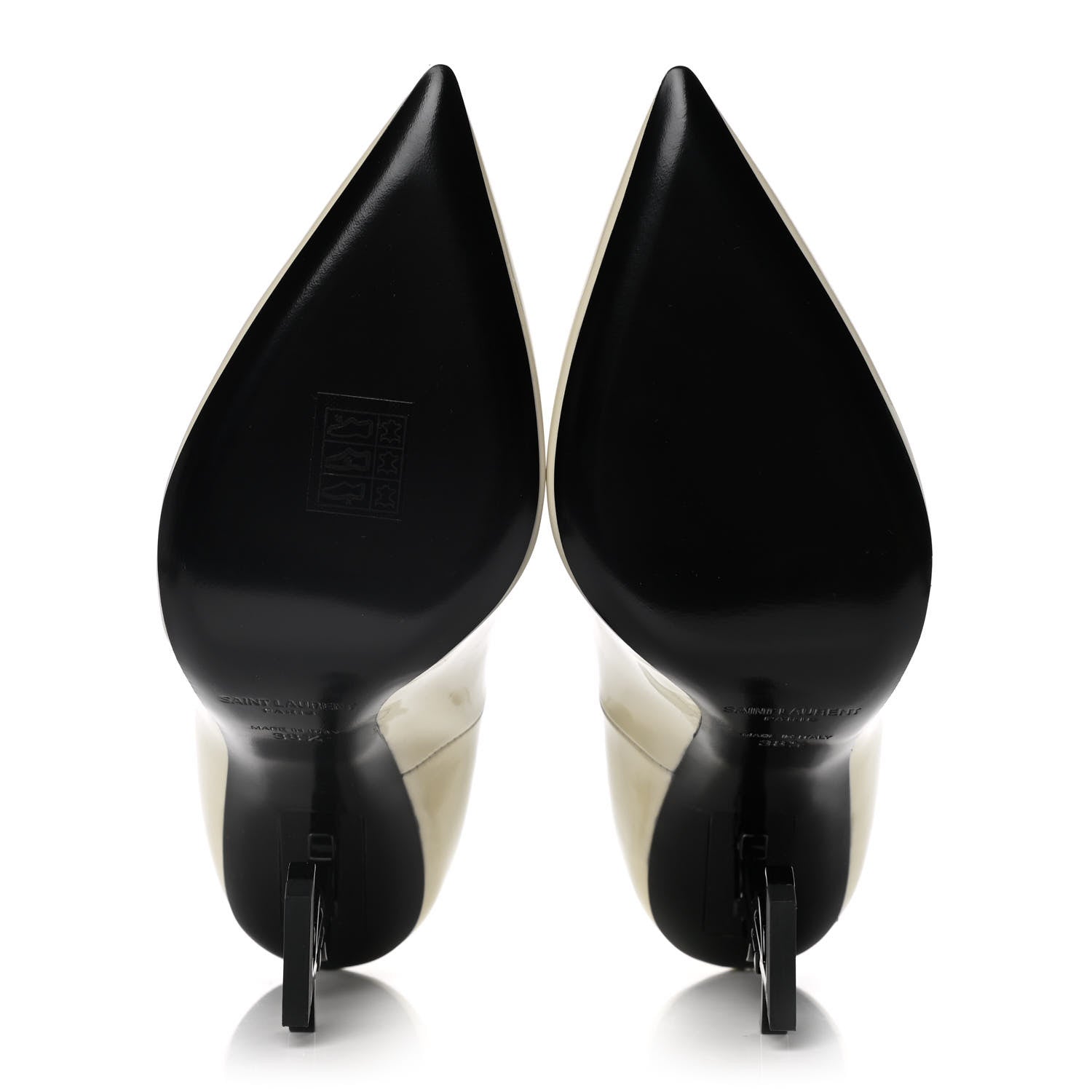Saint Laurent Patent Opyum 110 Pumps 38.5 Neutro 5 of 11