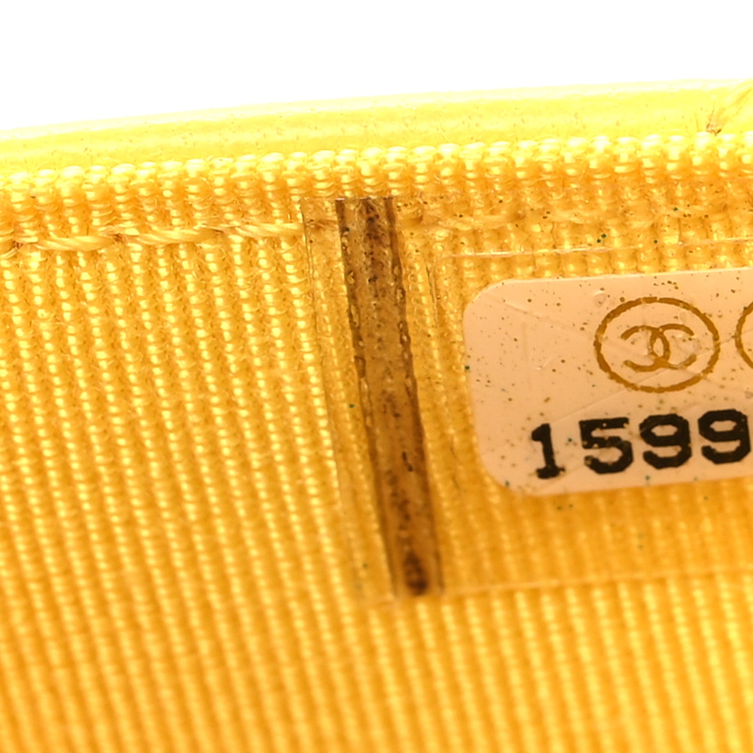 Chanel Lambskin Quilted Wallet on Chain WOC Yellow 8 of 13