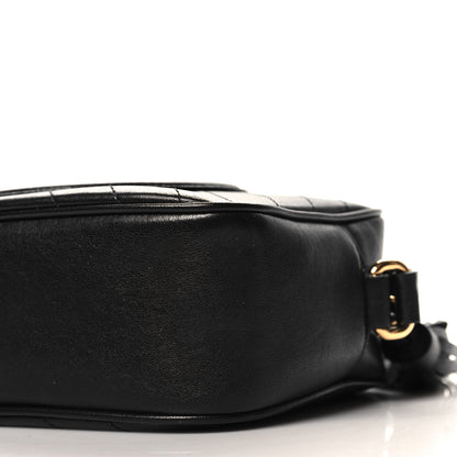 Gucci Sakai Be Green Calfskin Diagonal Stitched Small Blondie Shoulder Bag Black 10 of 10