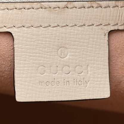 Gucci GG Supreme Monogram Small Horsebit 1955 Shoulder Bag Beige Mystic White 6 of 13