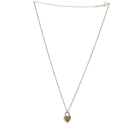 Tiffany 18K Yellow Gold Return to Heart Tag Pendant Necklace 9 of 10