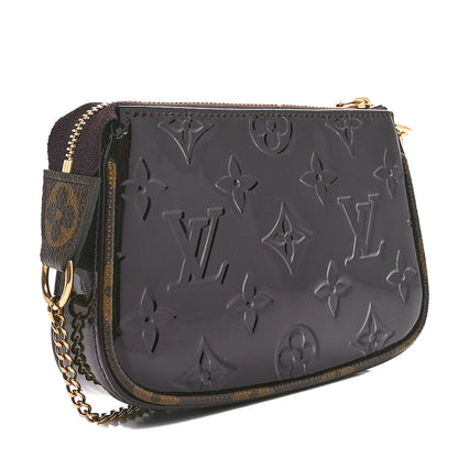 Louis Vuitton Vernis Monogram Mini Pochette Accessories Amarante 2 of 8