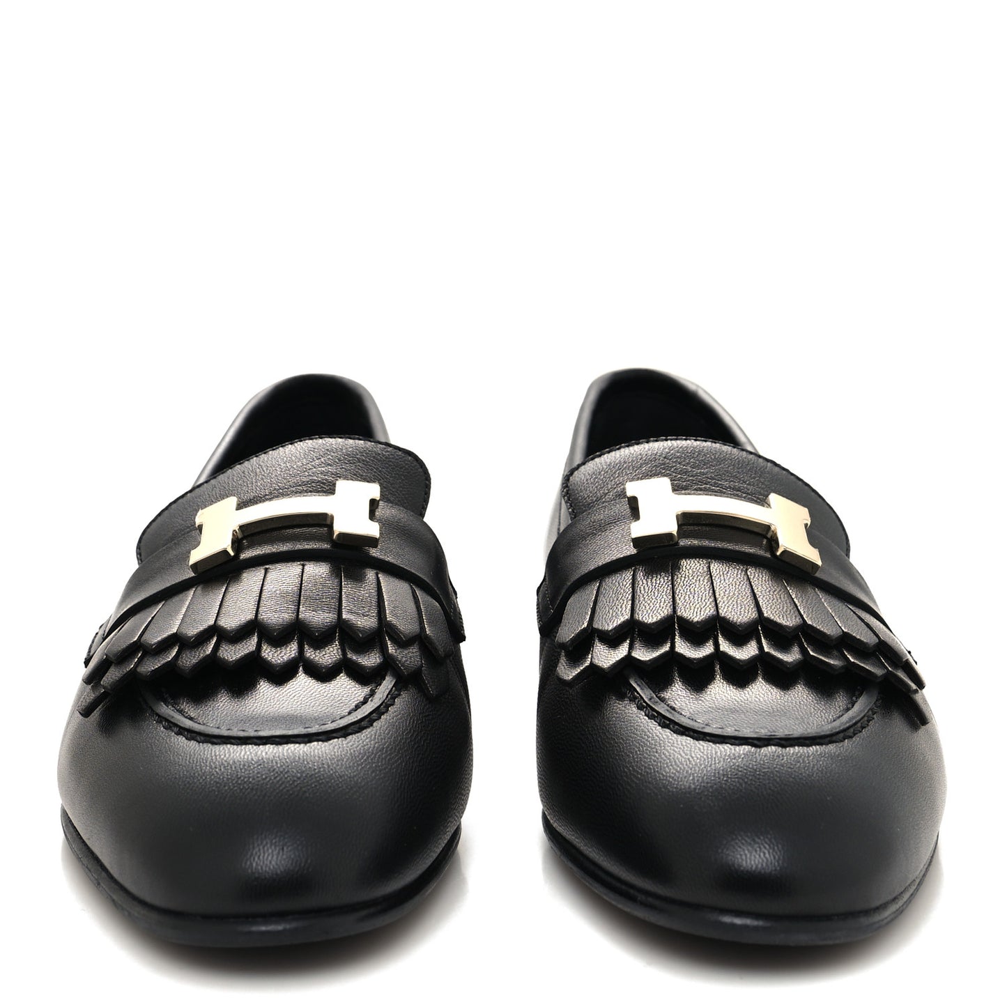 Goatskin Womens Royal Loafers 36 Black