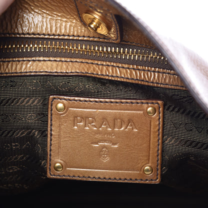 Prada Vernice Sfumata Shoulder Bag Blond Mordore 6 of 9