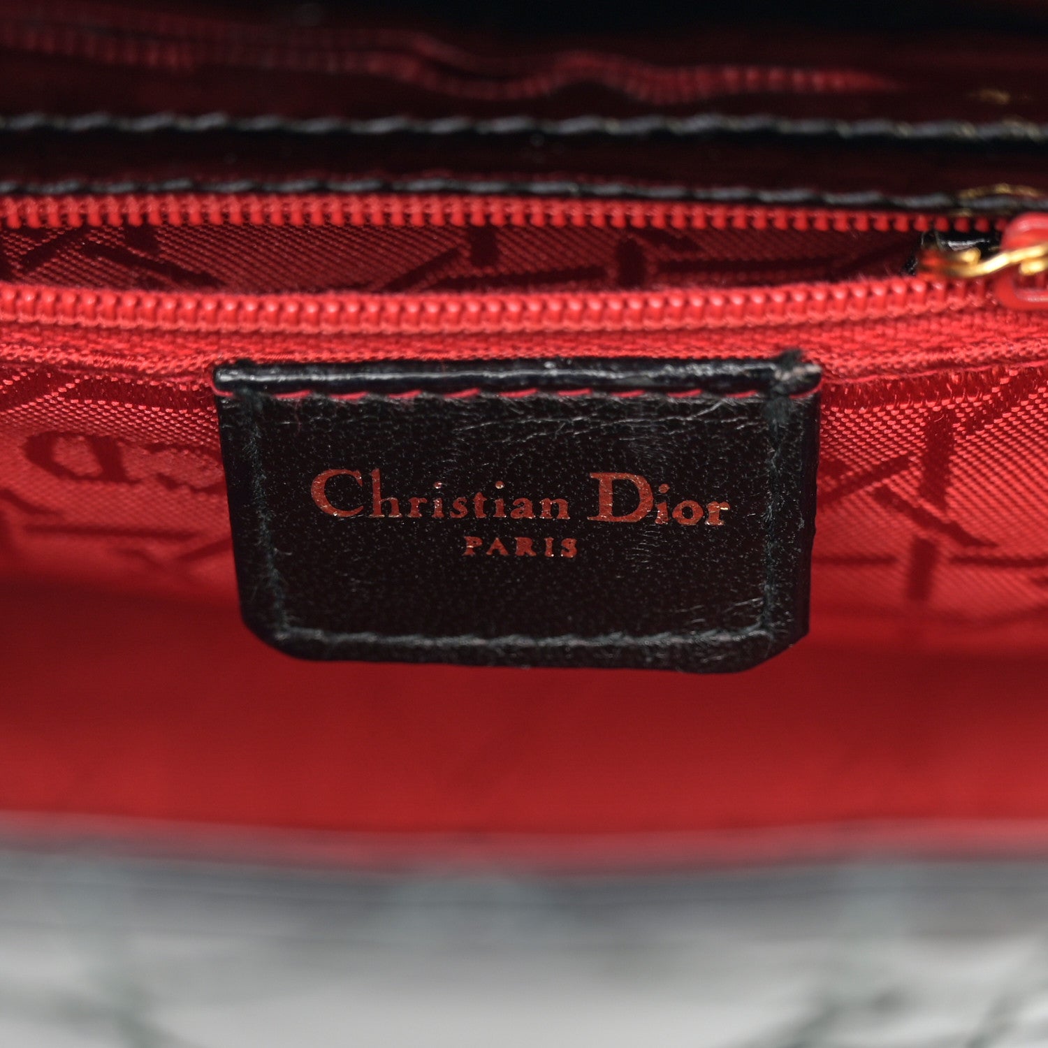 Christian Dior Patent Cannage Mini Lady Dior Black 6 of 13