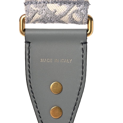 Christian Dior Oblique Studded Shoulder Strap Gris Multicolor 3 of 6