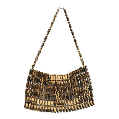 Saint Laurent Crystal Embellished Minaudiere Small Bag Bronze 1 of 8