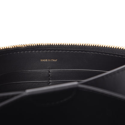 Burberry Calfskin Embossed Monogram Crossbody Black 7 of 9