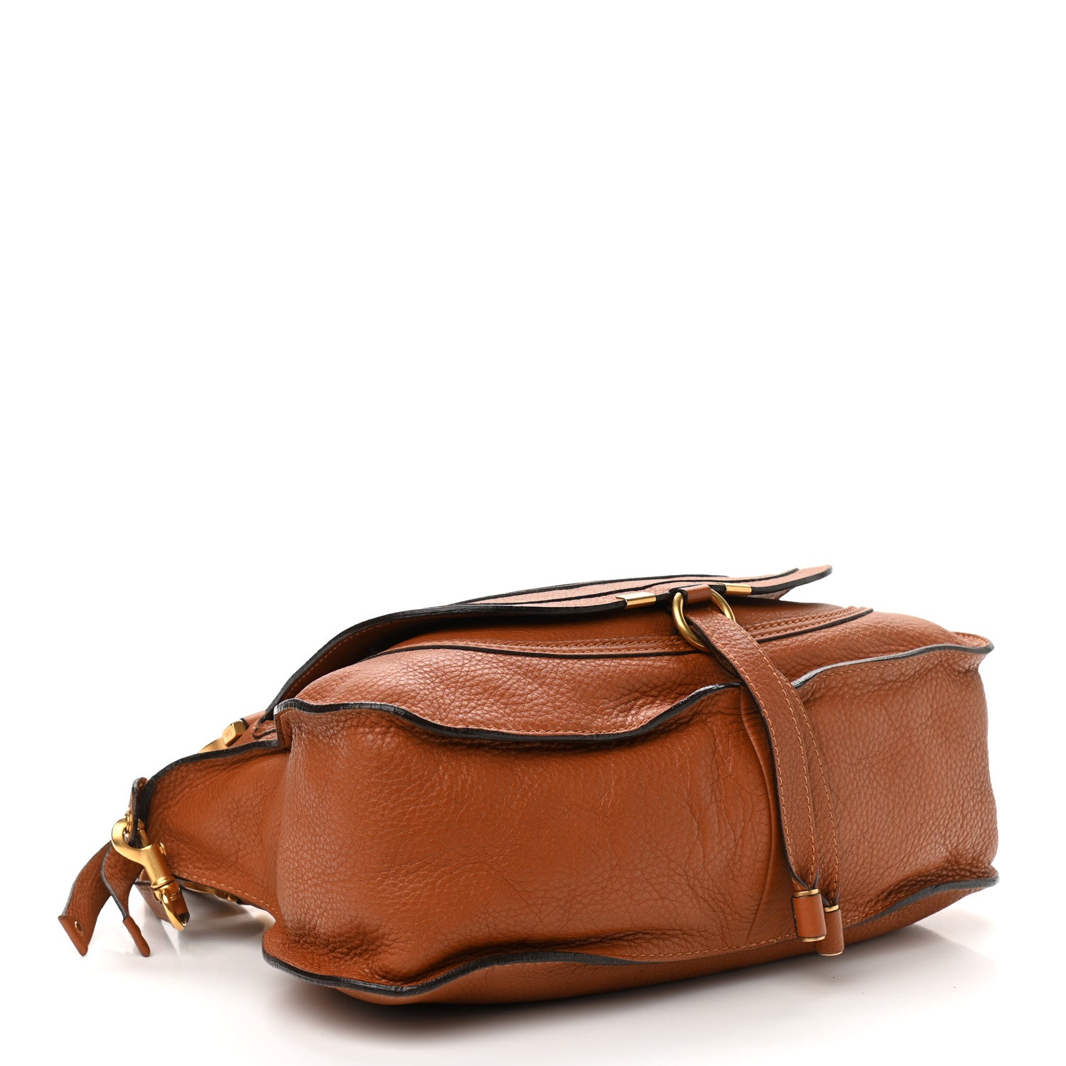 Chloe Calfskin Medium Marcie Satchel Tan 4 of 13