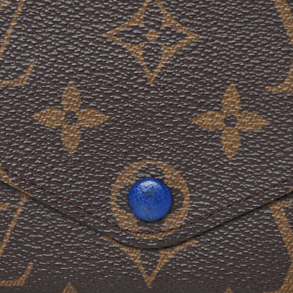 Louis Vuitton Monogram Josephine Wallet Blue 10 of 12