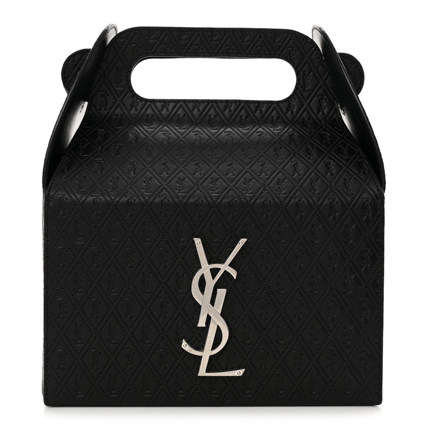 Calfskin Monogram Take Away Box Black