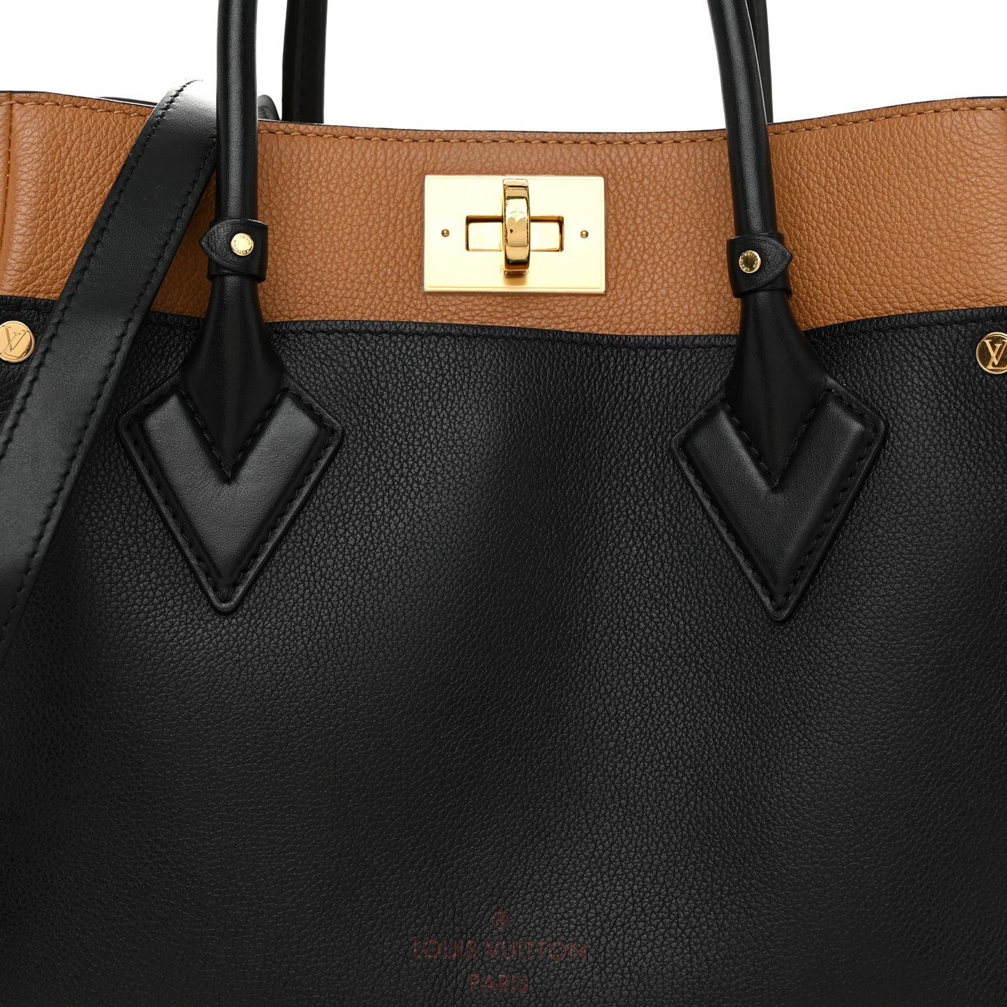 Calfskin Monogram On My Side Black