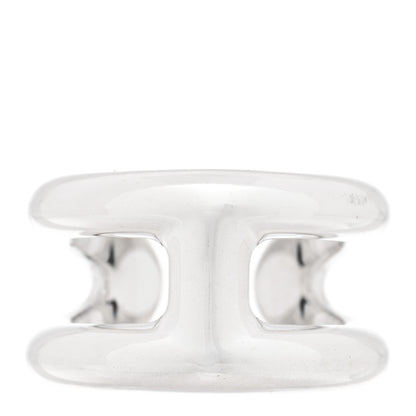 Hermes Sterling Silver PM Osmose Ring 53 6.5 1 of 5