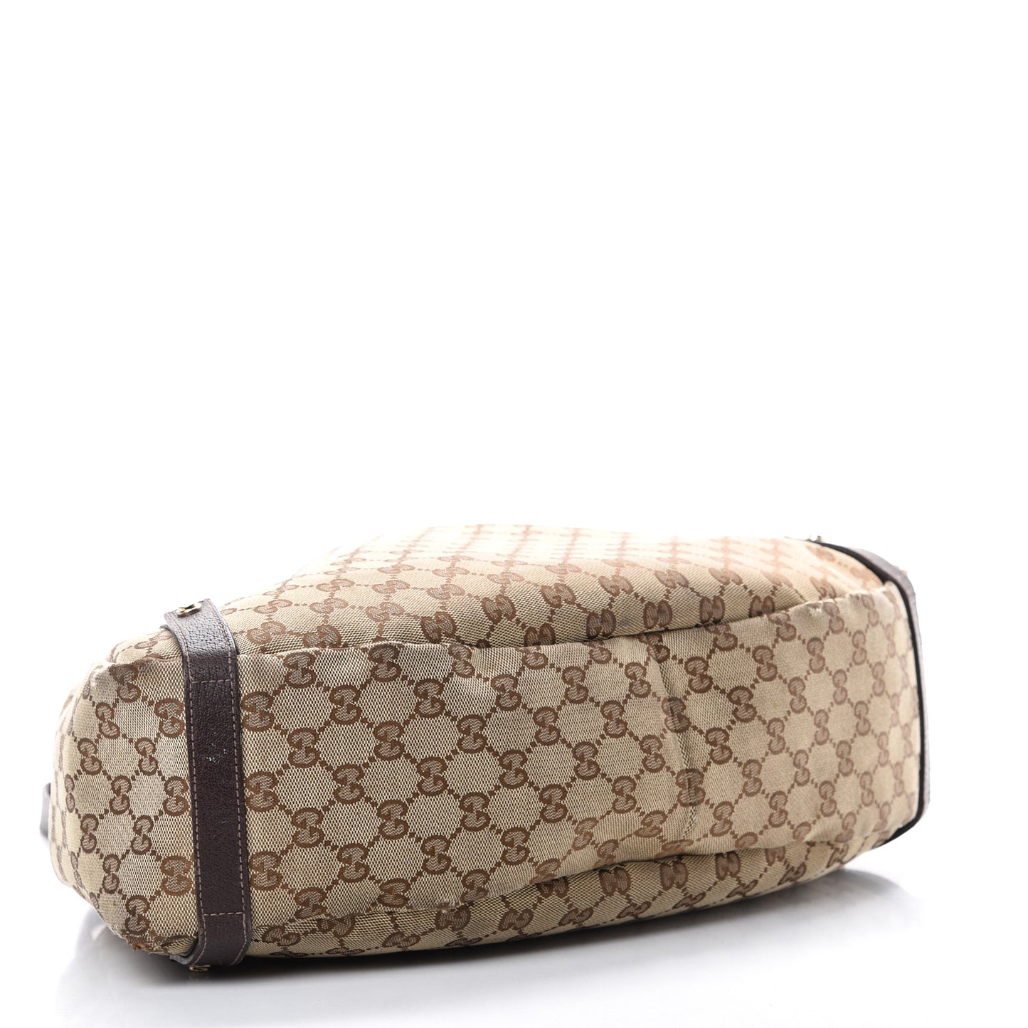 Monogram Medium Abbey Shoulder Bag Dark Brown