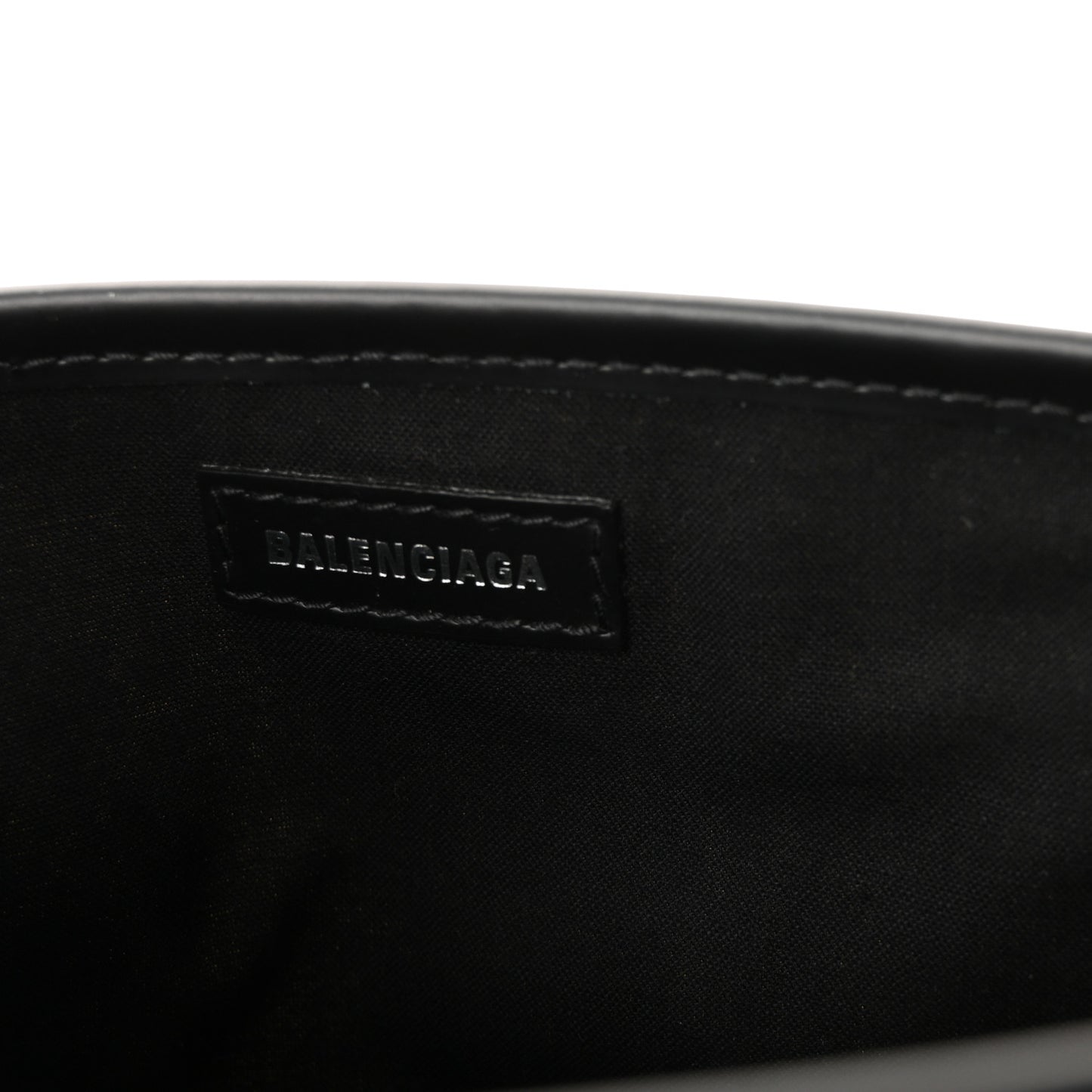 Cotton Canvas Calfskin Navy Cabas XS Natural Black
