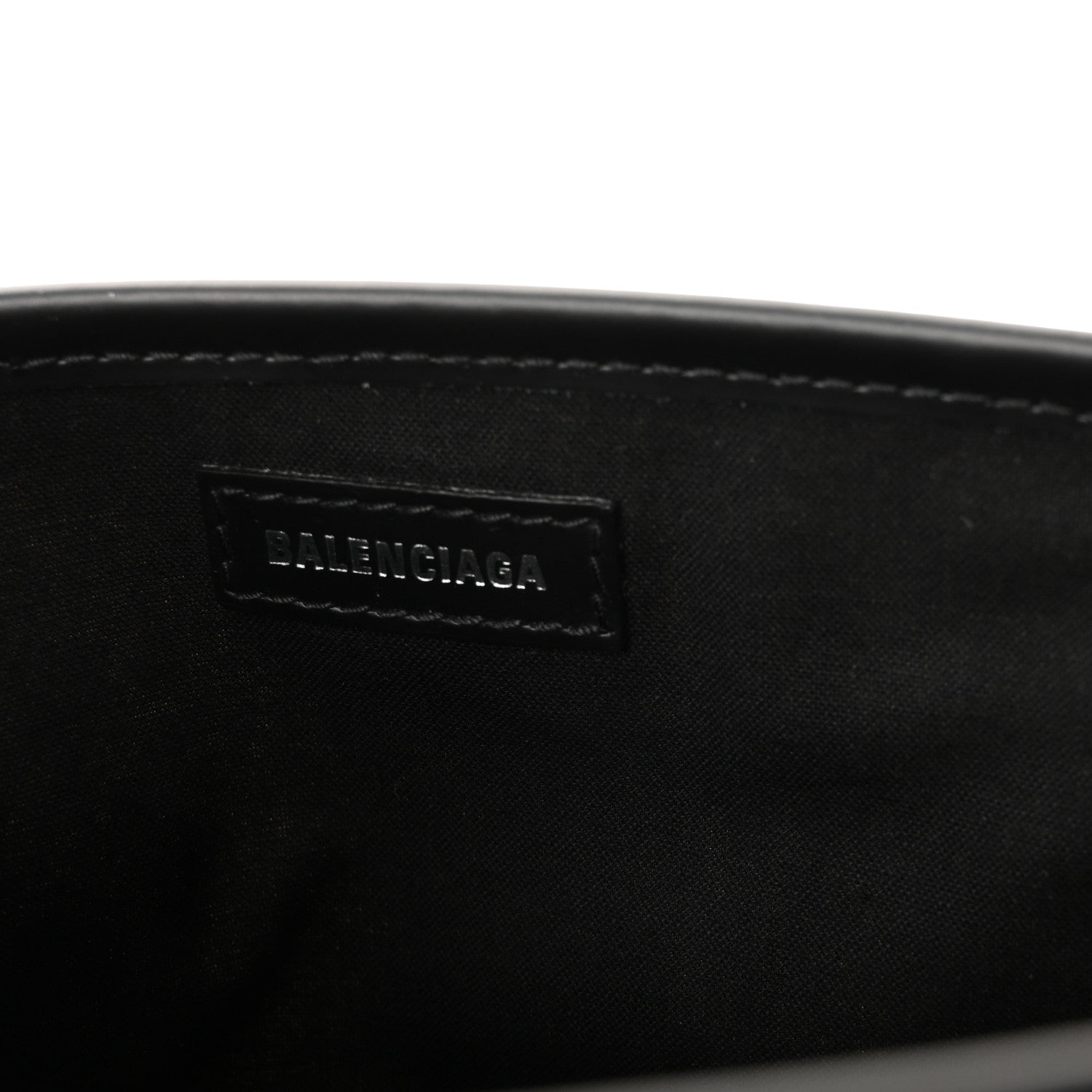Balenciaga Cotton Canvas Calfskin Navy Cabas XS Natural Black 7 of 10