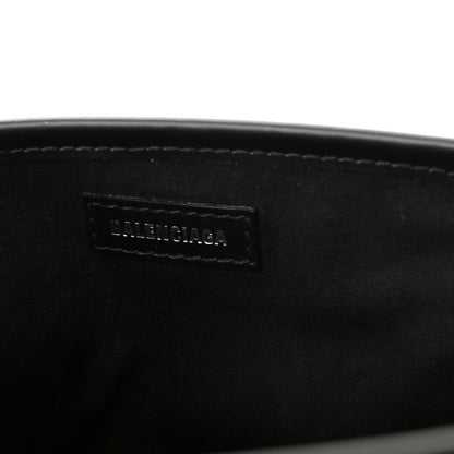 Balenciaga Cotton Canvas Calfskin Navy Cabas XS Natural Black 7 of 10