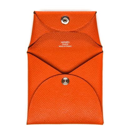 Hermes Epsom Bastia Coin Purse Feu 6 of 7