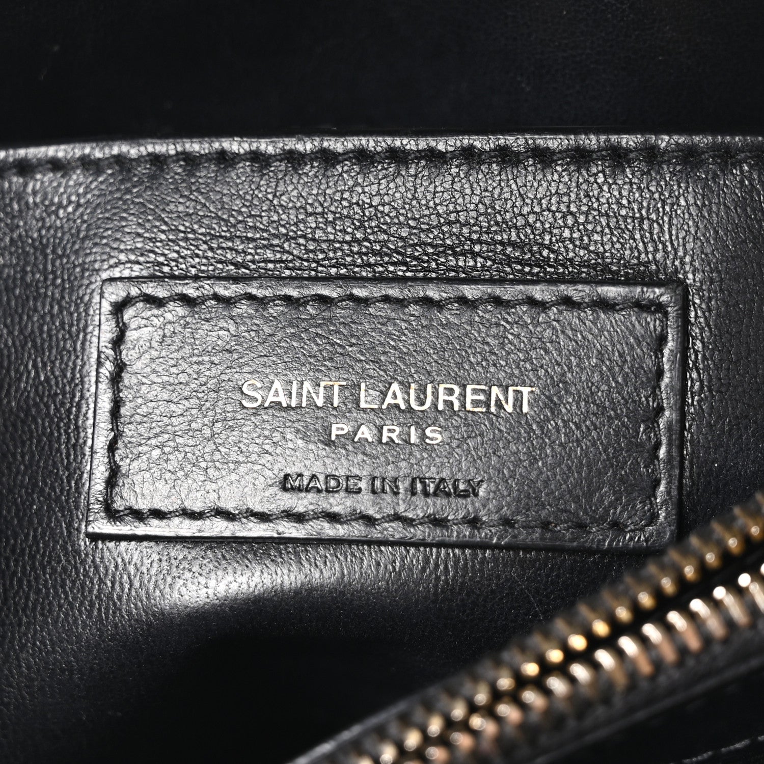 Saint Laurent Calfskin Y Quilted Monogram Small Loulou Chain Satchel Black Black 6 of 10