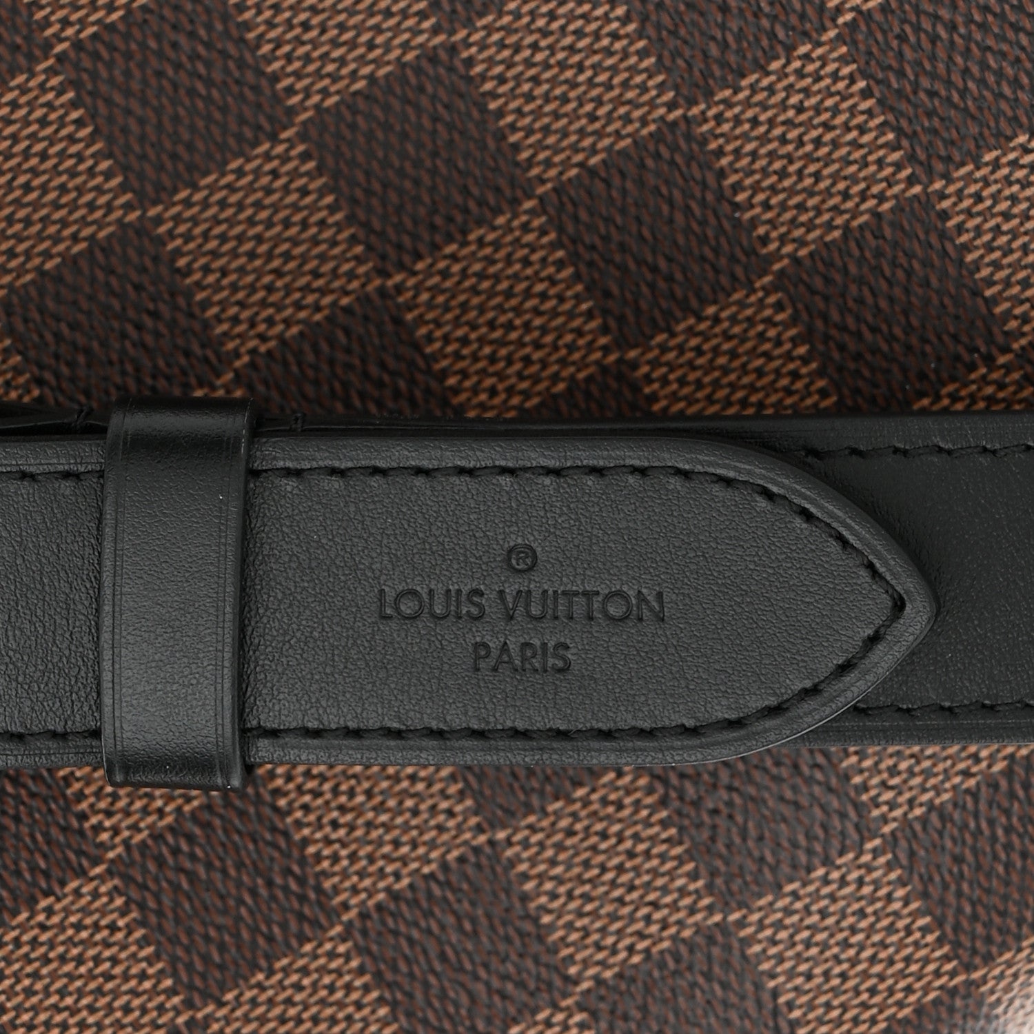 Louis Vuitton Damier Ebene Odeon MM Black 6 of 9