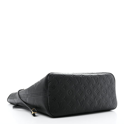 Louis Vuitton Empreinte Monogram Giant Neverfull MM Black 5 of 10