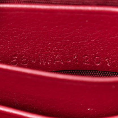 Christian Dior Patent Cannage Lady Dior Phone Holder Red 7 of 11