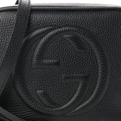 Gucci Pebbled Calfskin Small Soho Disco Bag Black 8 of 15