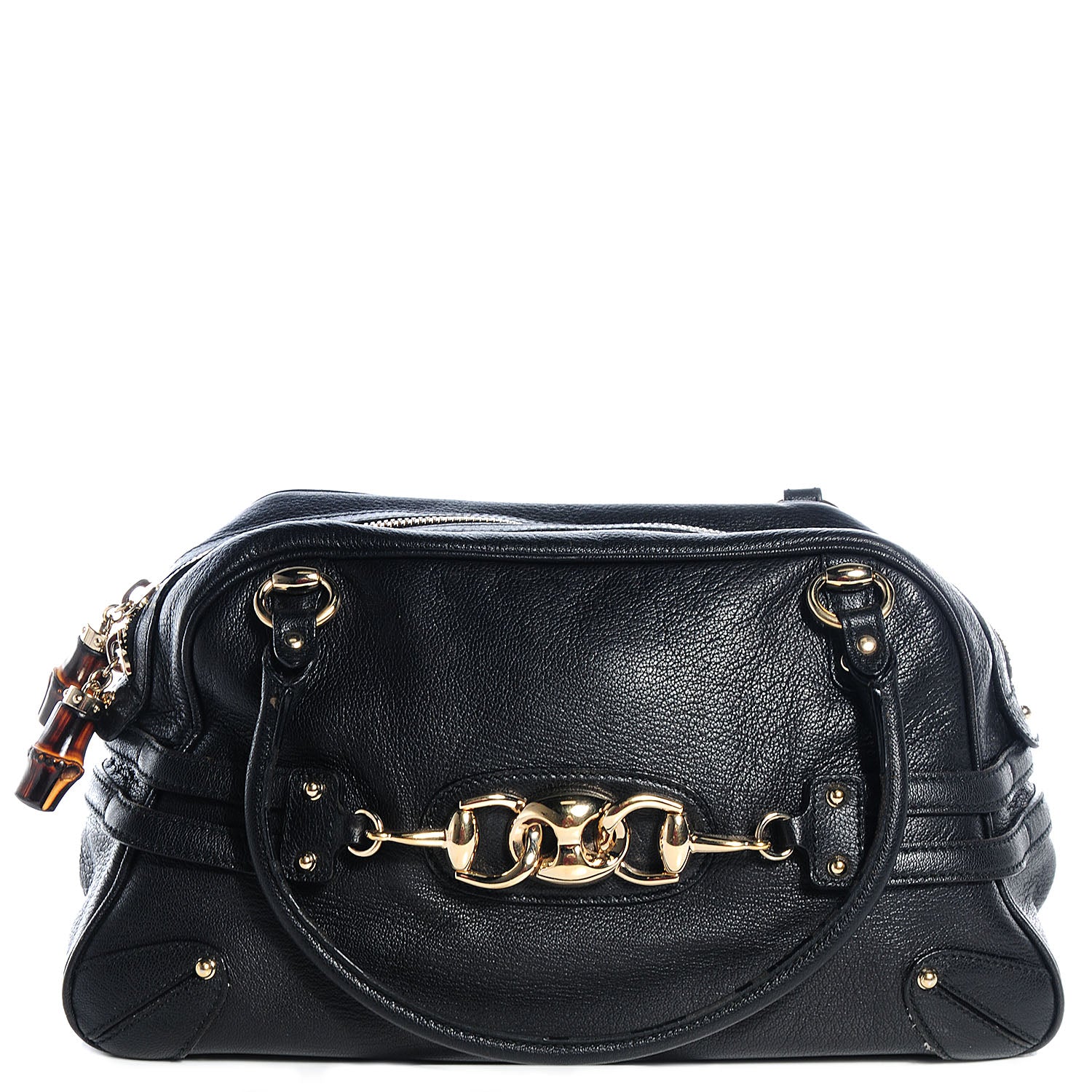 Gucci Leather Wave Boston Black 1 of 7