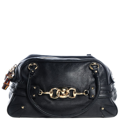 Gucci Leather Wave Boston Black 1 of 7
