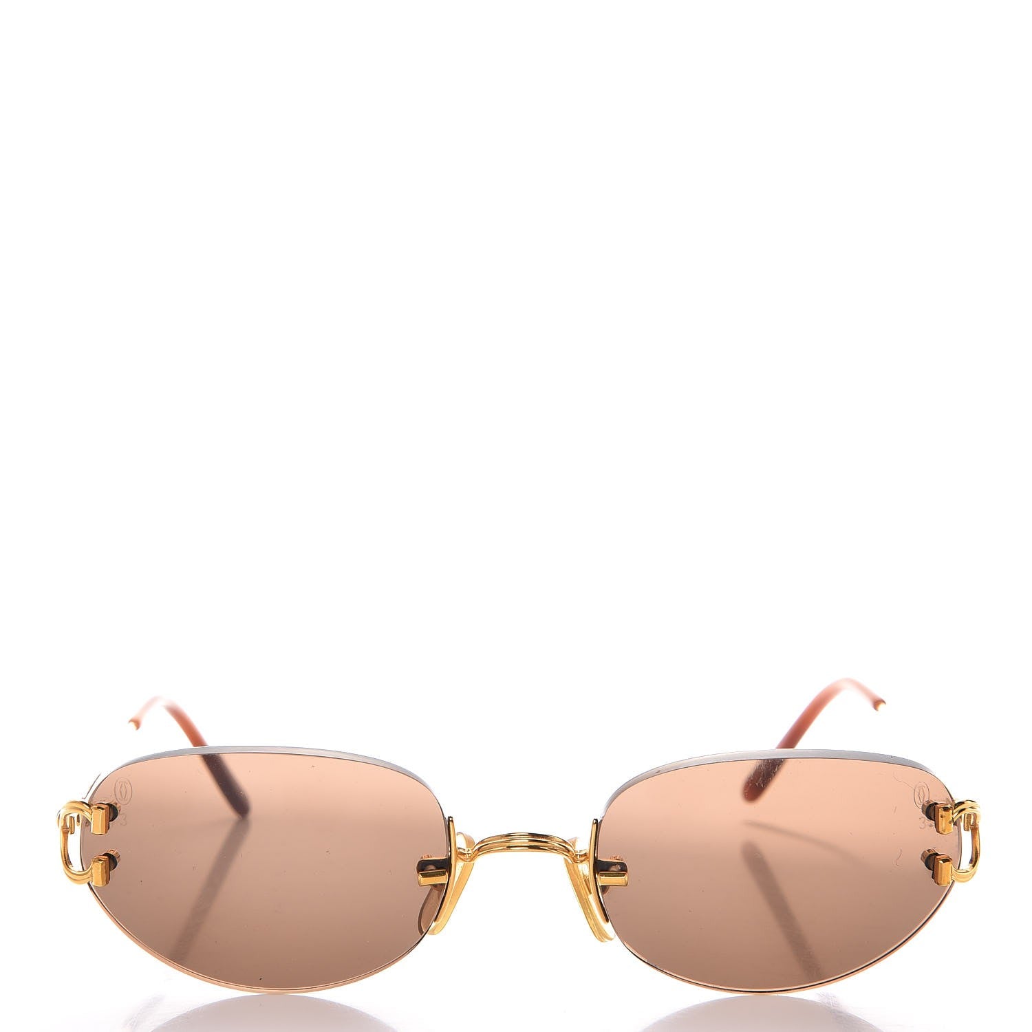 Cartier Rimless Sunglasses Gold 2 of 7
