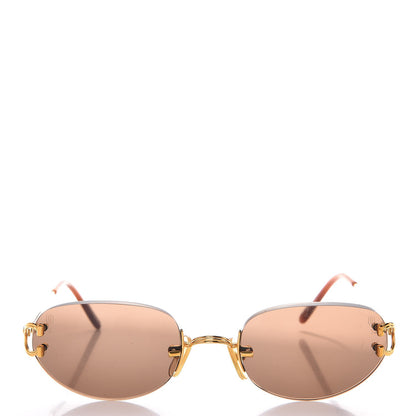 Cartier Rimless Sunglasses Gold 2 of 7
