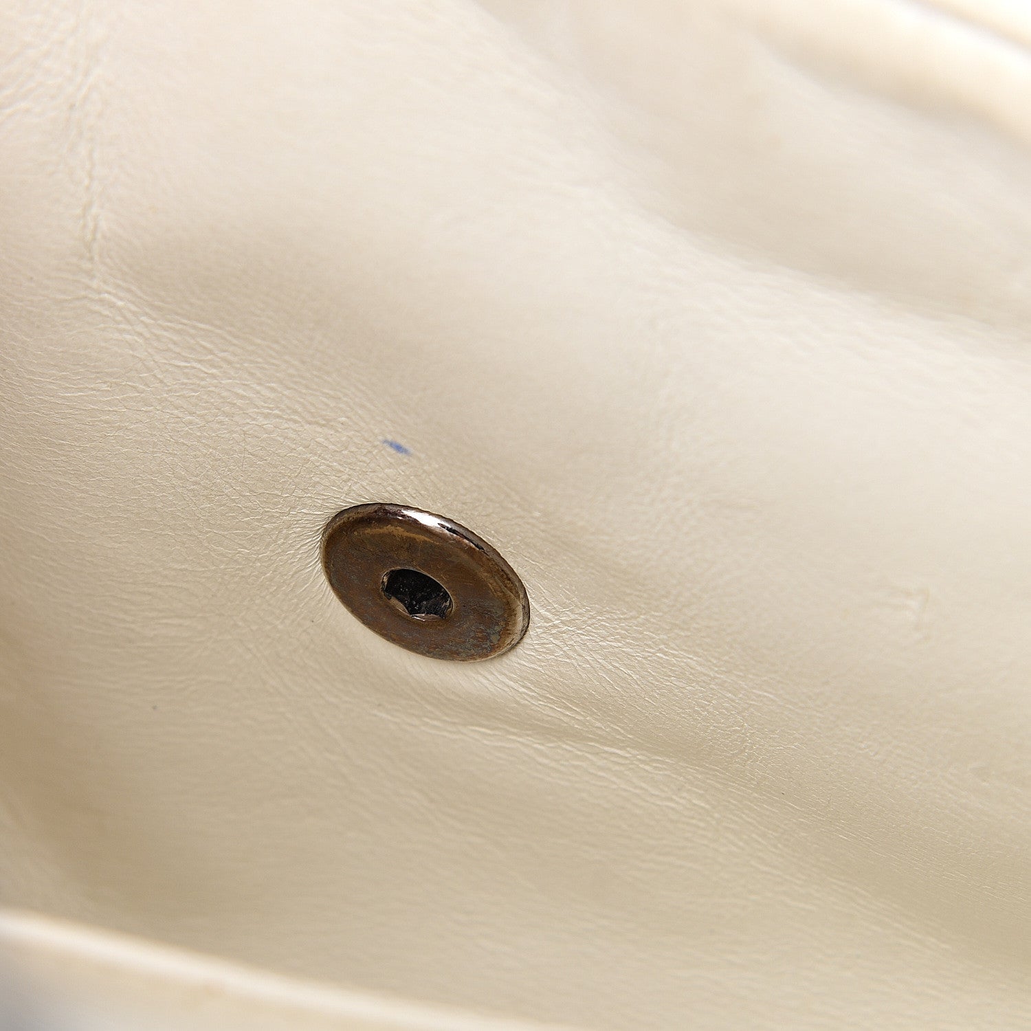 Chanel Lambskin Stitched Medium Chocolate Bar Flap White 8 of 13