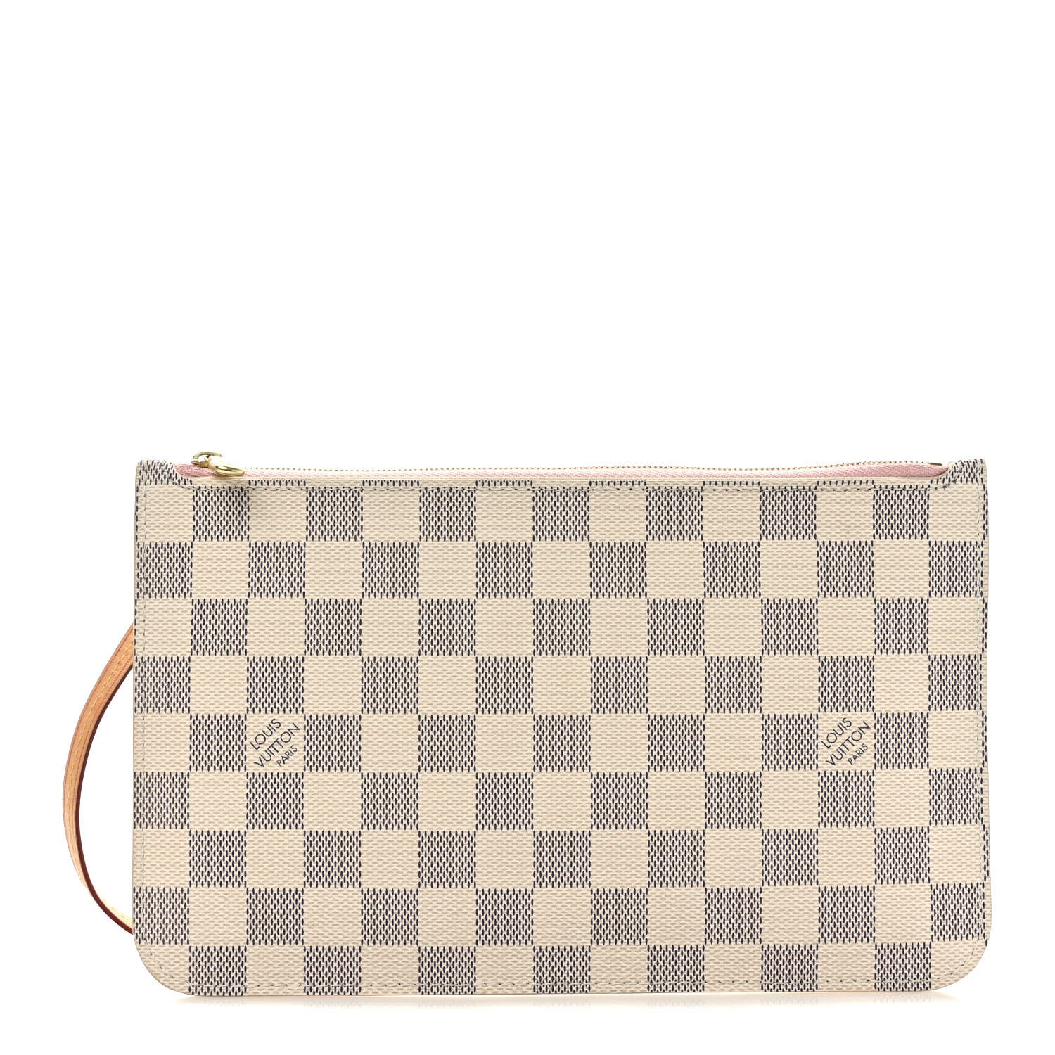 Louis Vuitton Damier Azur Neverfull MM GM Pochette Rose Ballerine 1 of 7