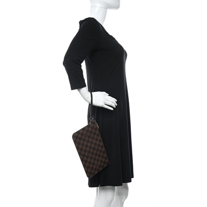 Louis Vuitton Damier Ebene Neverfull MM GM Pochette 2 of 7