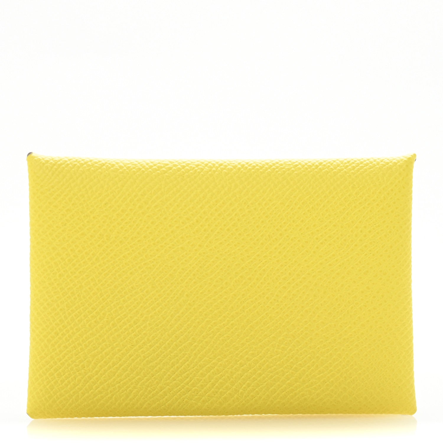 Hermes Epsom Calvi Card Case Lime 1 of 9