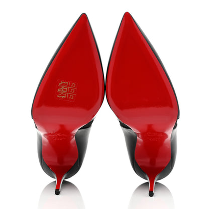 Christian Louboutin Calfskin Chelsea Chick 100 Stiletto Boots 40.5 Black 5 of 7