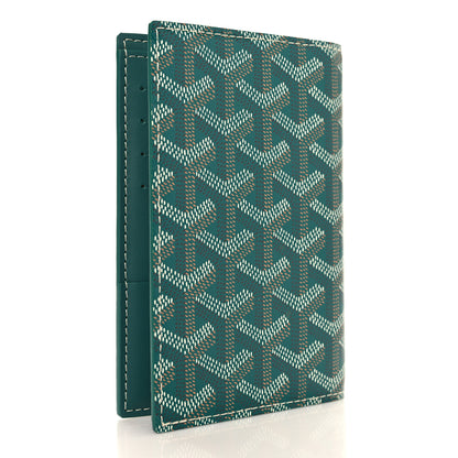 Goyard Goyardine Grenelle Passport Wallet Green 3 of 7