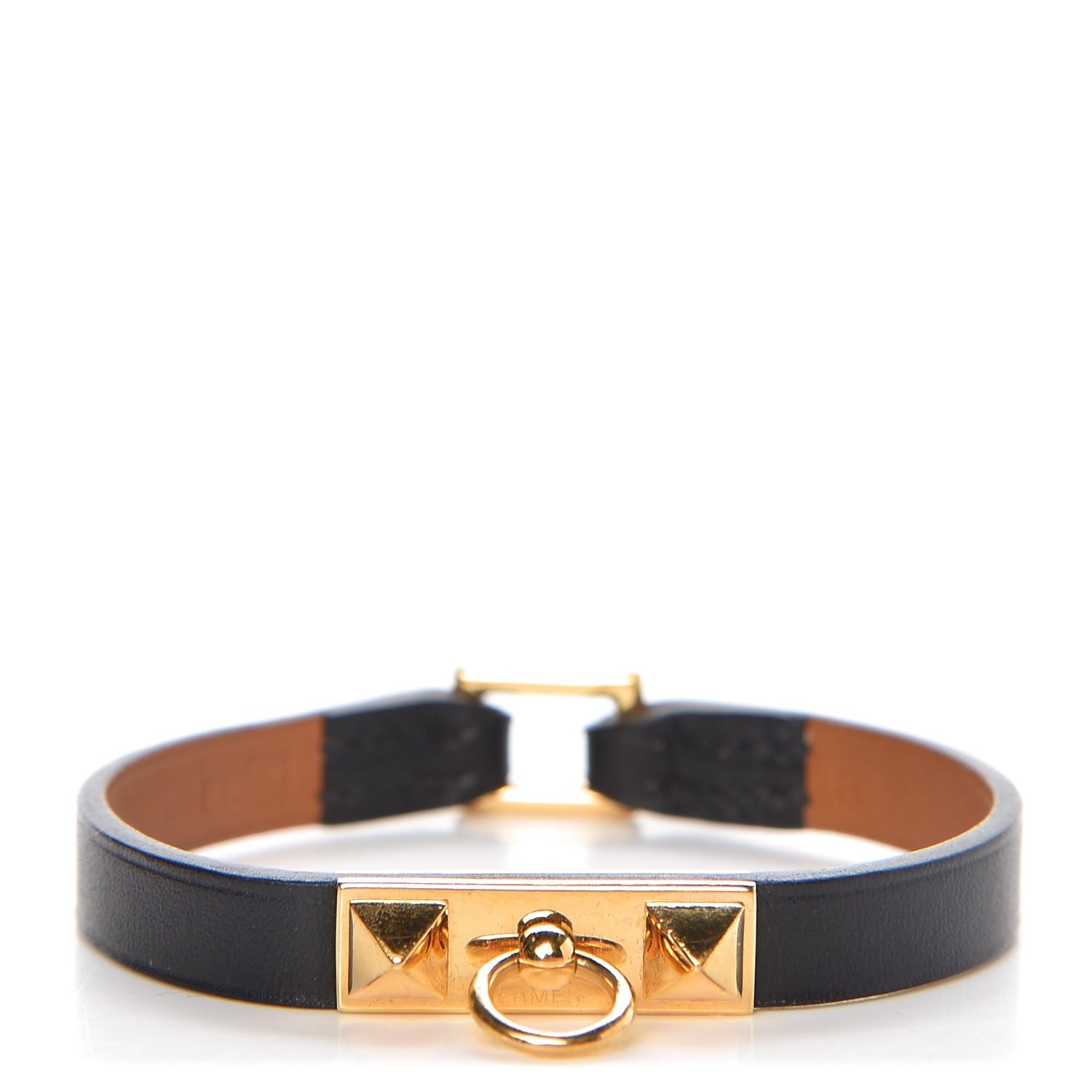 Hermes Chamonix Micro Rivale Bracelet XS Black 1 of 8
