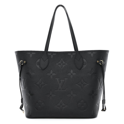 Louis Vuitton Empreinte Monogram Giant Neverfull MM Black 3 of 11