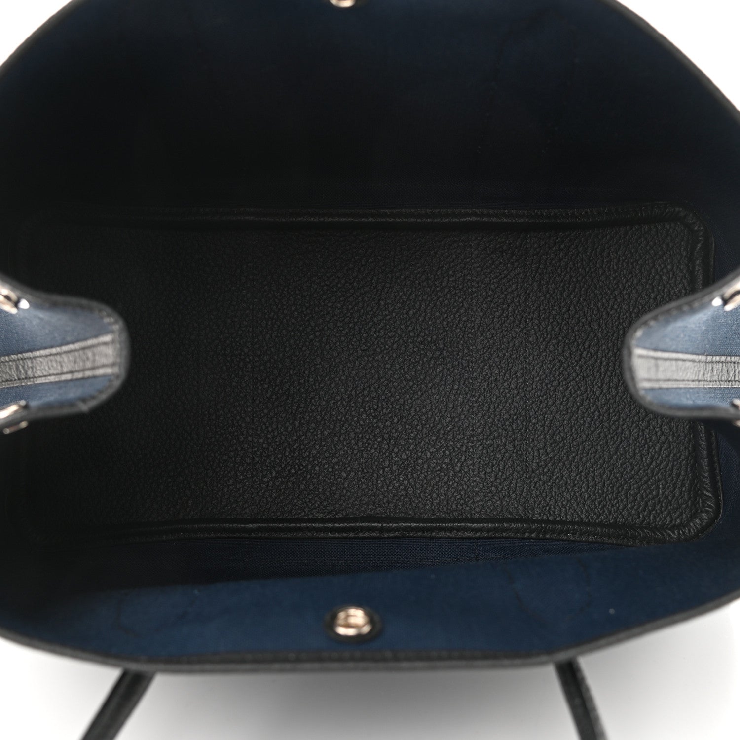 Hermes Toile Negonda Garden Party Tote 36 MM Bleu Marine Black 5 of 11