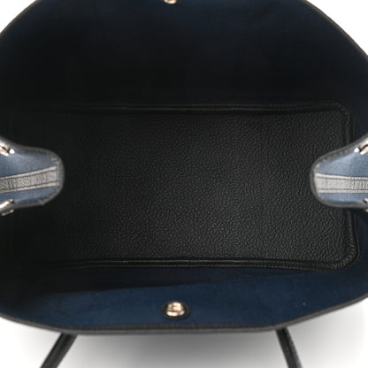 Hermes Toile Negonda Garden Party Tote 36 MM Bleu Marine Black 5 of 11
