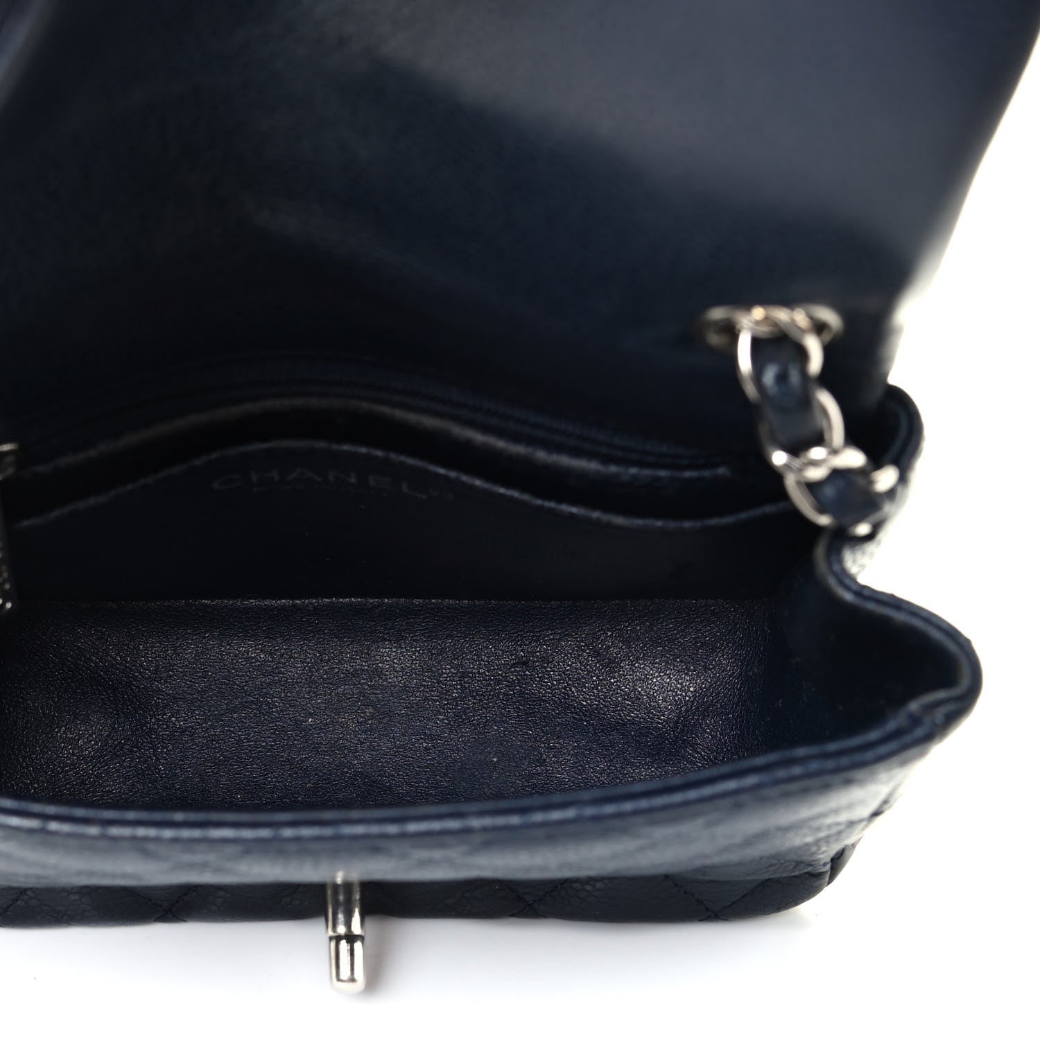 Chanel Caviar Quilted Mini Square Flap Navy 4 of 4