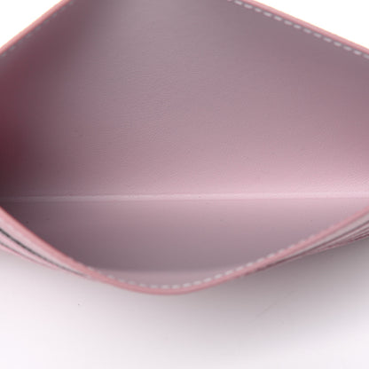 Louis Vuitton Calfskin Felicie Card Holder Insert Rose Ballerine 5 of 8