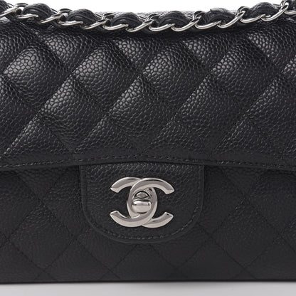 Chanel Caviar Quilted East West Flap Black 11 of 14