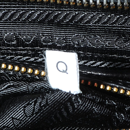Prada Glace Calf Studded Tote Nero Black 7 of 8