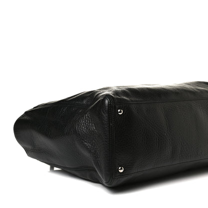 Chanel Deerskin Cerf Executive Shopper Tote Black 7 of 18
