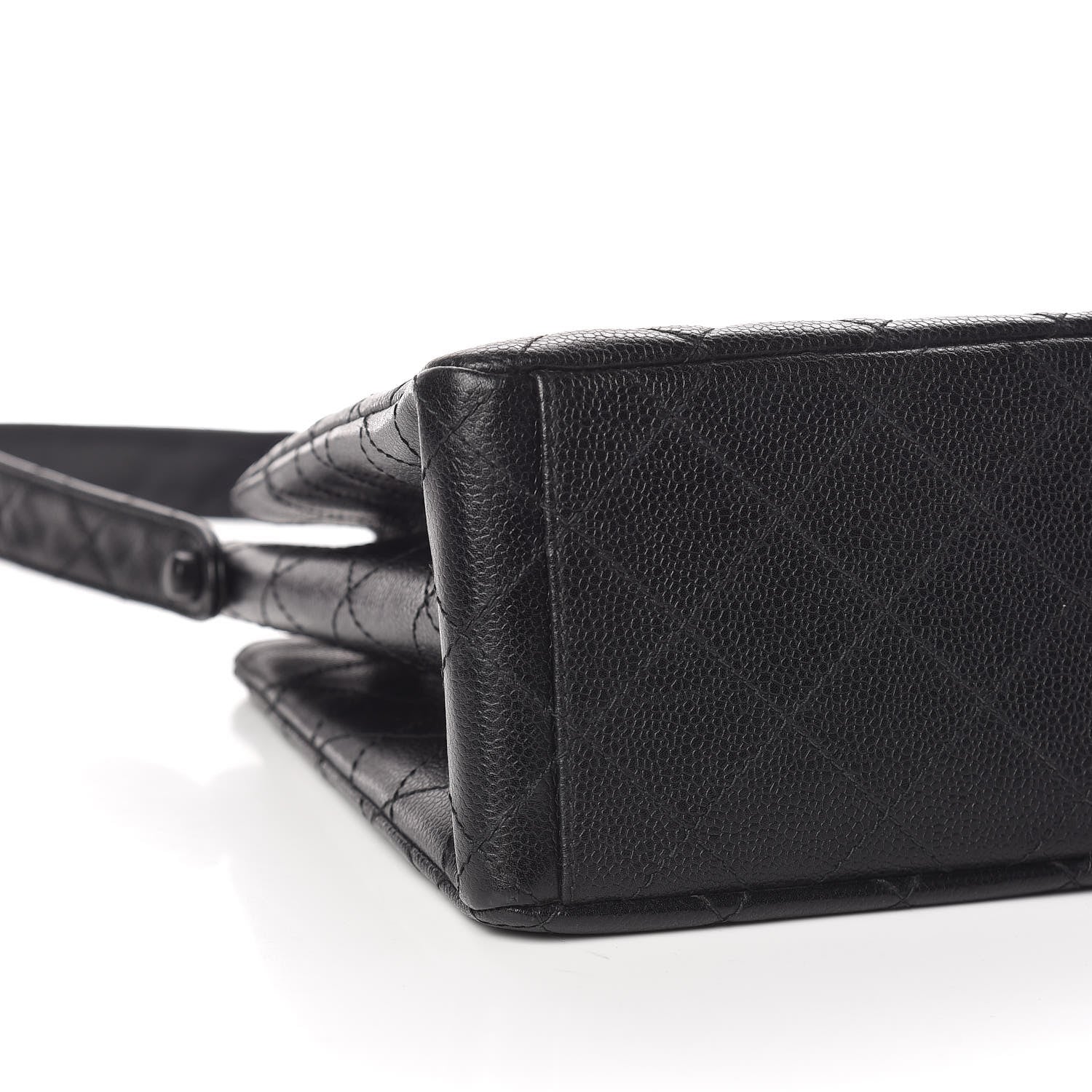 Chanel Caviar Quilted Shoulder Bag Black 10 of 12